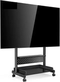 GOOPEEG, Szafka TV, 85 cali, koła jezdne, ekran LCD, regulacja wysokości LED LCD, Uniwersalne TV Toczenie dla telewizorów od 40 do