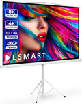 ESMART, Produkt 266 x 149 cm 16: 9, Pro MISATI Tripod Screen 282 cm, Materiał: biały, Powierzchnia obrazu 266 × 149 cm, korzystanie mobilne