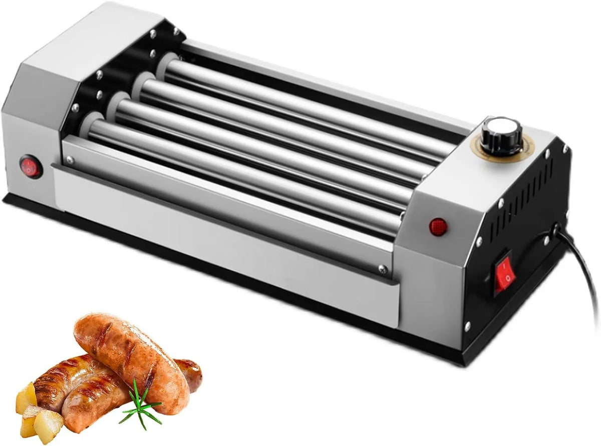 Generic, Hot Dog maszyna, Kuchenka, Grill, Elektryczna ekspres do kawy, 600 W, 0 do 250°C, Restauracja, Czarny